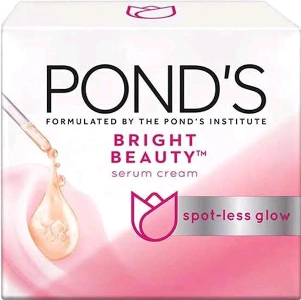 Ponds Formulated By The Ponds Institute Bright Beauty Serum Cream Spot- Less Glow  - 24 GM