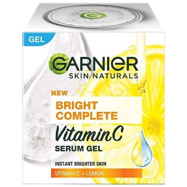 Garnier Skin Naturals Bright Compete Vitamin C Serum Gel Instant Brighter Vitamin C+ Lemon - 45 GM