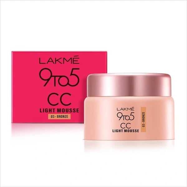 Lakme 9to5 CC Light Mousse 03-bronze - 25 GM