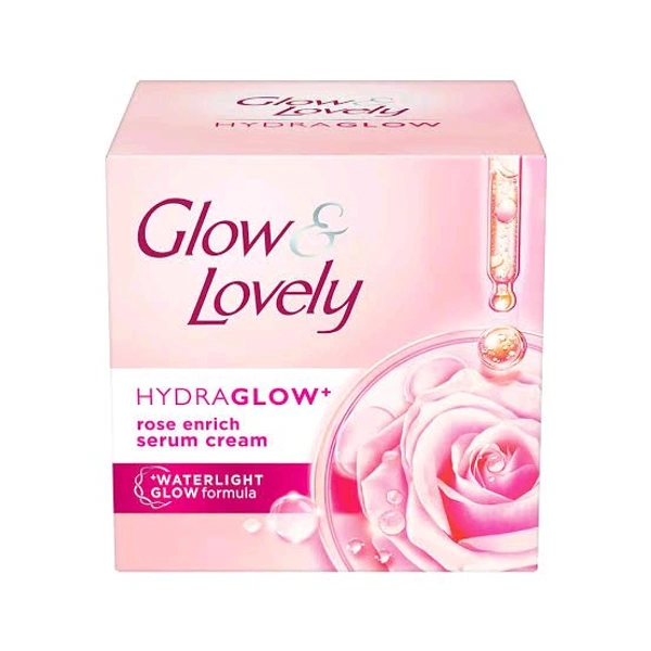 Glow & Lovely Hydraglow +Mini Rose Enrich Serum Cream  - 13 GM