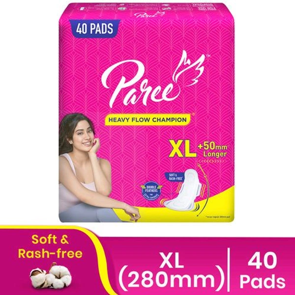 Paree Heavy Flow Champion Double Feathers Xl  - 40 Pads