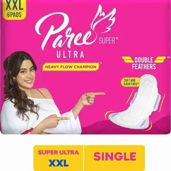 Paree Ultra Heavy Flow Champion Double Feather XXL  - 6 Pads