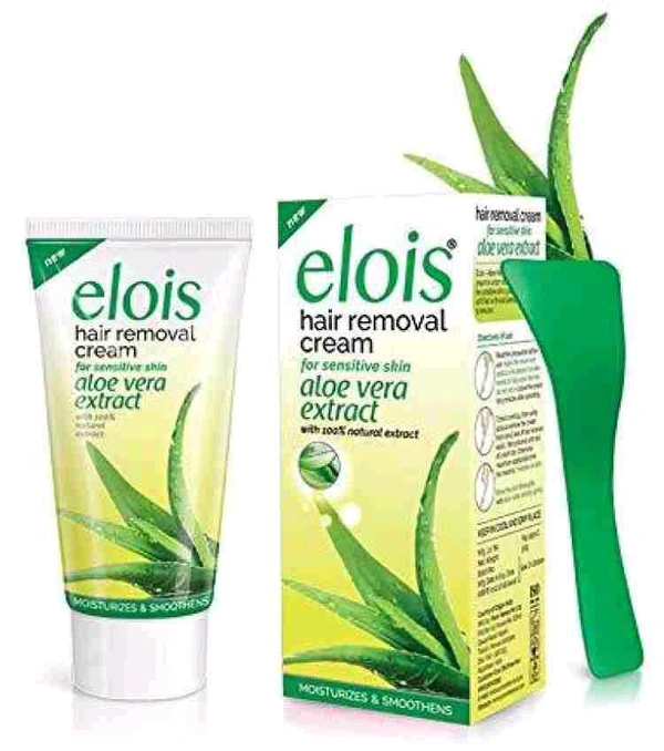 Elois Hair Removal Cream For Sensitive Skin Aloe Vera Extract With 100% Natural Extract - 25 GM