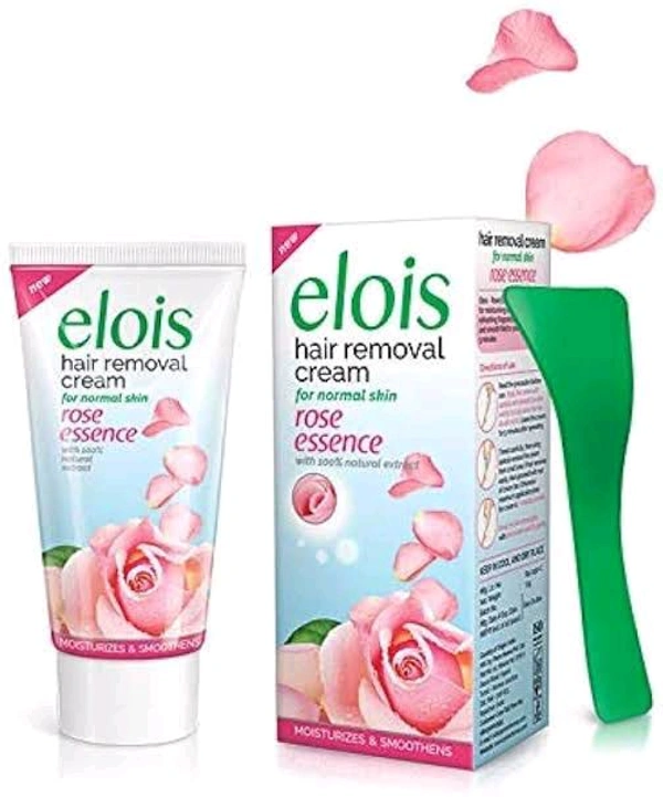 Elois Hair Removal Cream For Normal Skin Rose Essence With 100% Natural Extract - 25 GM