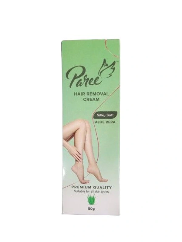 Paree Hair Removal Cream Silky Soft Aloe Vera Premium Quality - 50 GM
