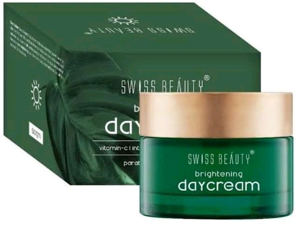 Swiss Beauty Brightening Daycream Vitamin C Intense Hydration I Skin Whitening - 50 GM
