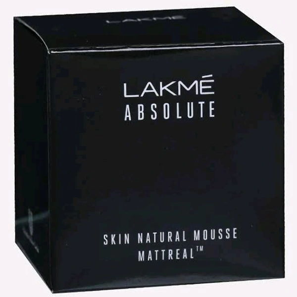Lakme Absolute Skin Natural Mousse Mattreal  - 25 GM, 01