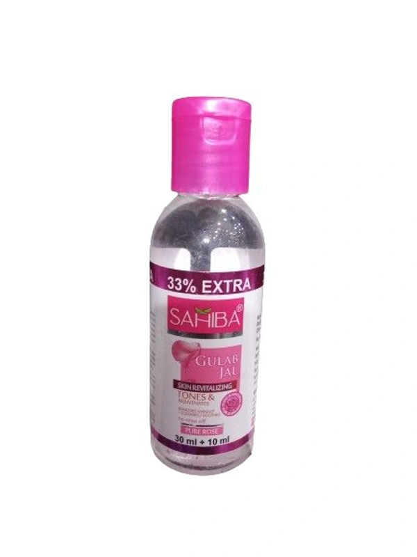 Sahiba Gulab Jal Skin Revitalizing Toner & Rejuvenates  Pure Rose  - 40 Ml