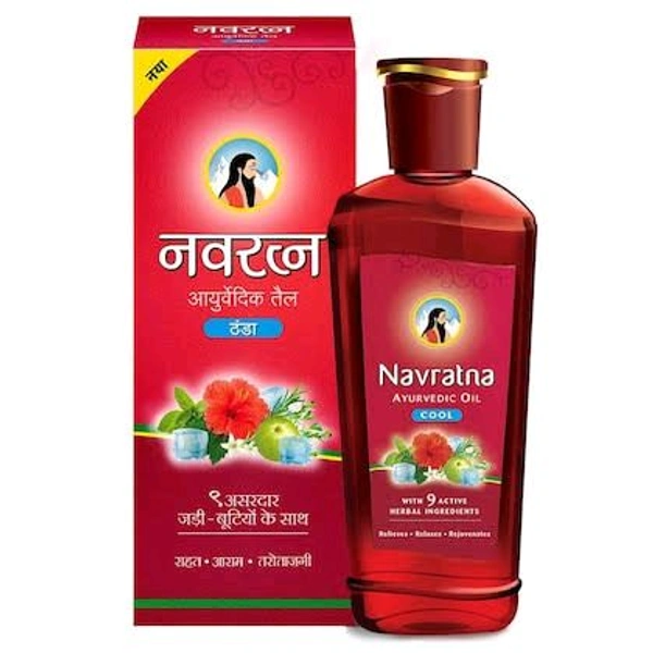 Navratna Ayurvedic Oil Cool - 200 Ml