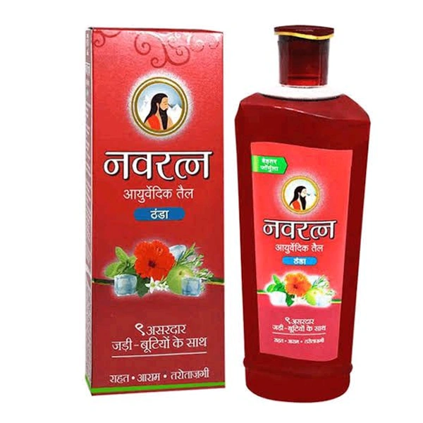 Navratna Ayurvedic Oil Cool - 100 Ml