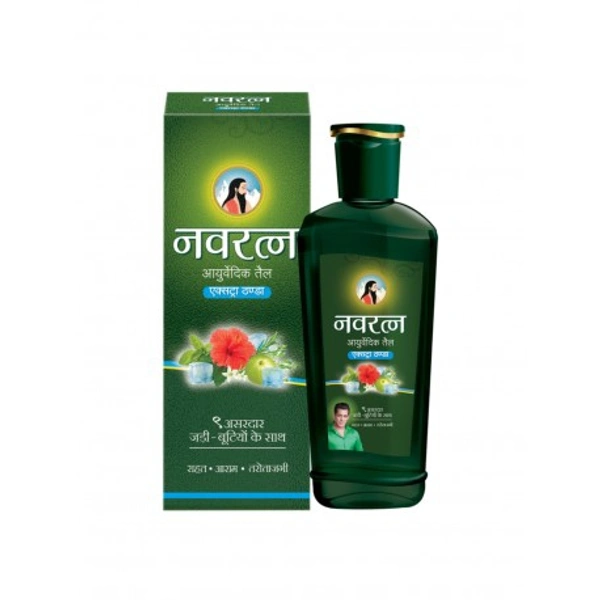 Navratna Ayurvedic Oil Extra Thanda - 200 Ml