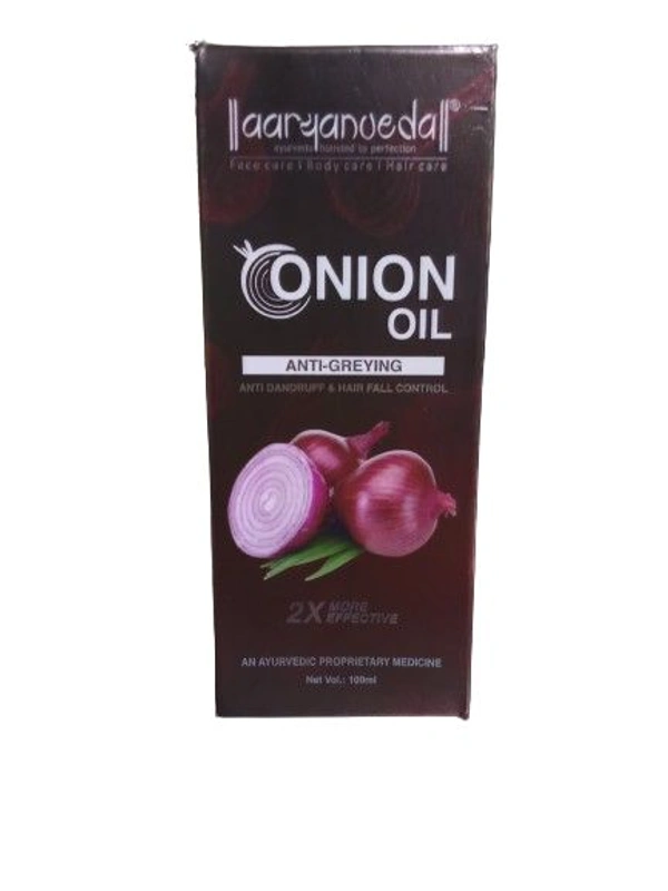 Aaruanueda Face Care I Body Care I Hair Care Onion Oil Anit - Greying Anti Dandruff & Hair Fall Control - 100 Ml