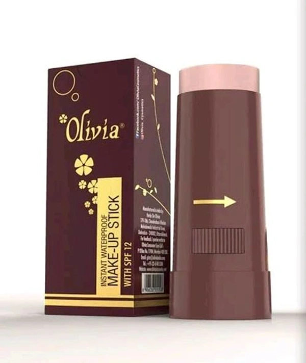 Olivia  olivia instant waterproof make- up stick with spf 12 shades No.02 Concealer ( Rachelle Rose) - 15 GM, 02