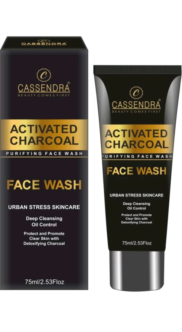 Cassendra Activated Charcoal Face Wash  - 75 Ml