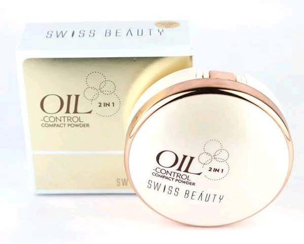 Swiss Beauty  Oil - Control Compact Powder Swiss Beauty ( Pearl Ivory ) - 2.10 GM, 01
