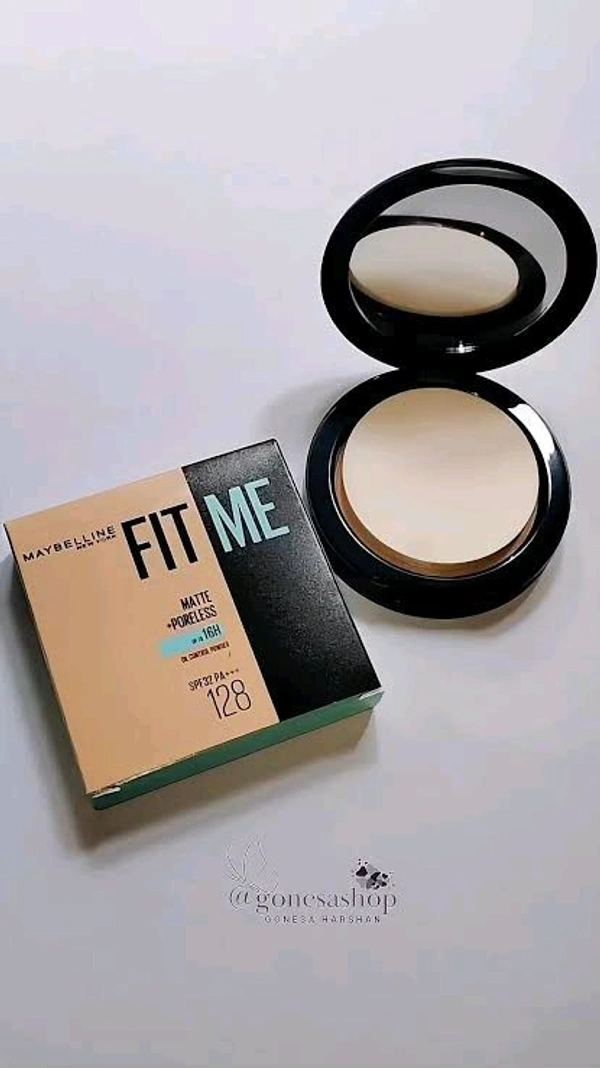 Fit Me  Maybelline New York Fit Me Matte+Poreless Up To 16H Oil Control Powder Spf32 Pa+++ - 6 GM, 128