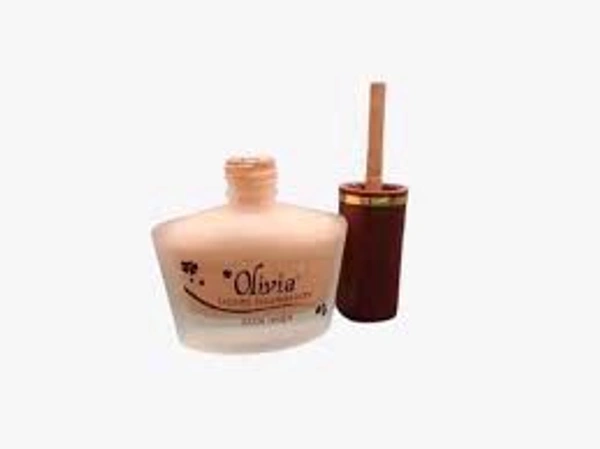 Olivia Liquid Foundation Satin Finish Natural Glow  - 12 Ml, 01
