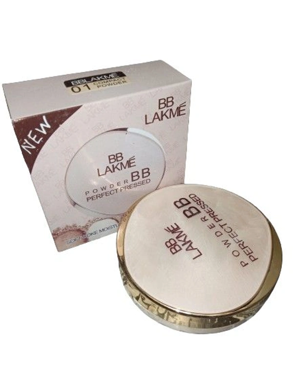 BB Lakme Powder BB Perfect Pressed Soft Cock Moisturizing Delicate Fixed No .L1762 - 18 GM, 01