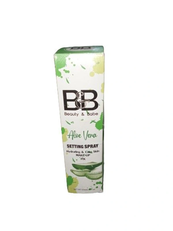 BB Beauty & Bade Aloe Vera Setting Spray Hydrating & Calm Skin Make Up Fix No.Mf802 - 120 Ml