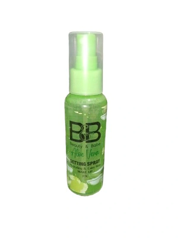 BB Beauty & Bade Aloe Vera Setting Spray Hydrating & Calm Skin Make Up Fix No.Mf802 - 120 Ml