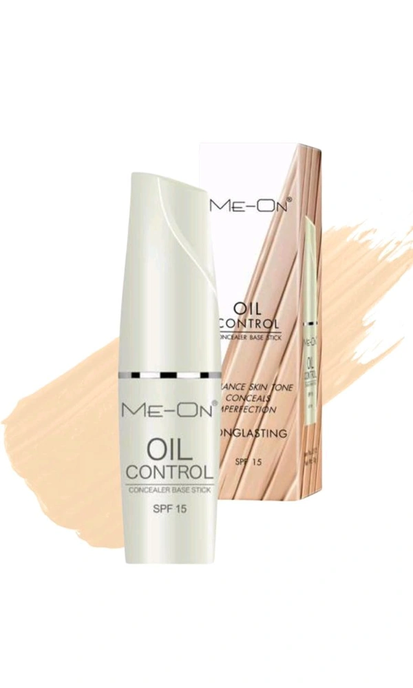 Me-on Oil Control Concealer Base Stick Balance Skin Tone Conceals Imperfection Long-lasting Spf-15 No.2115 (Ivory) - 10 GM, 01