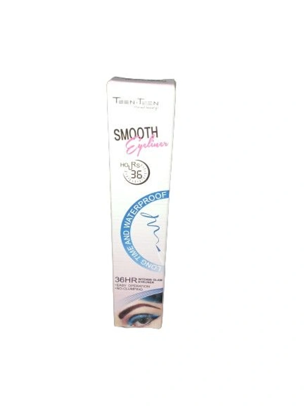 Teen Teen Smooth Eyeliner 36HR Intense Glam Eyeliner Easy Operation No-clumping Long Time And Waterproof  - 1.5 GM