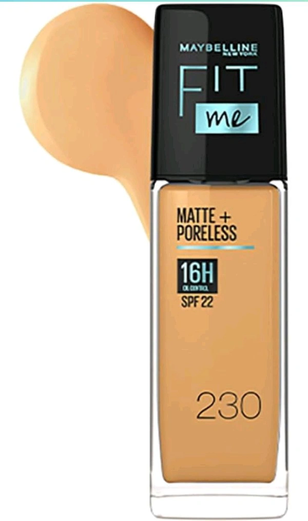 Fit Me Matte Poreless 16 H Oil Control SPF 22  No-115 Foundation  - 30 Ml, 230