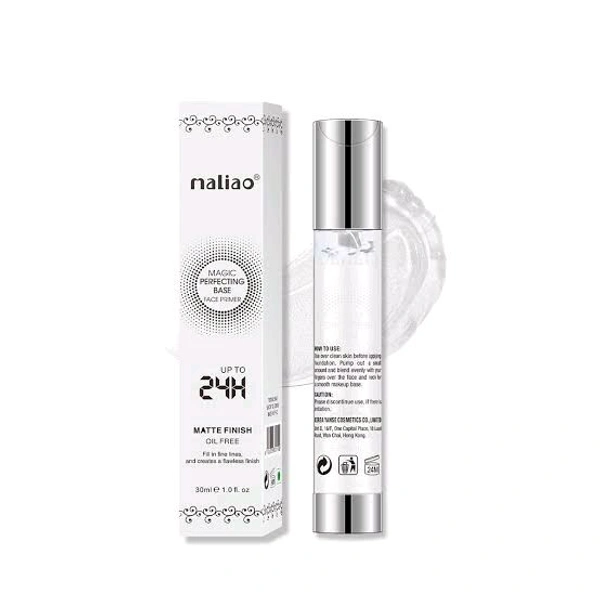 Maliao Magic Perfecting Base Face Primer Up To 24H Matte Finish Oil Free No.M30  - 30 Ml
