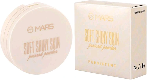 Mars Soft Shiny Skin Pressed Powder Persistent No.P407 - 10 GM, 02