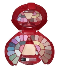 ADS Make-up Kit Beauty Colour Festival Set Includes Eye Shadow Blusher Lip Gloss Compact Powder A8937 - 55 GM