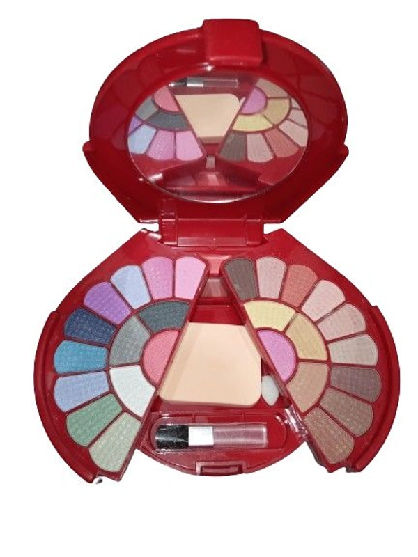 ADS Make-up Kit Beauty Colour Festival Set Includes Eye Shadow Blusher Lip Gloss Compact Powder A8937 - 55 GM