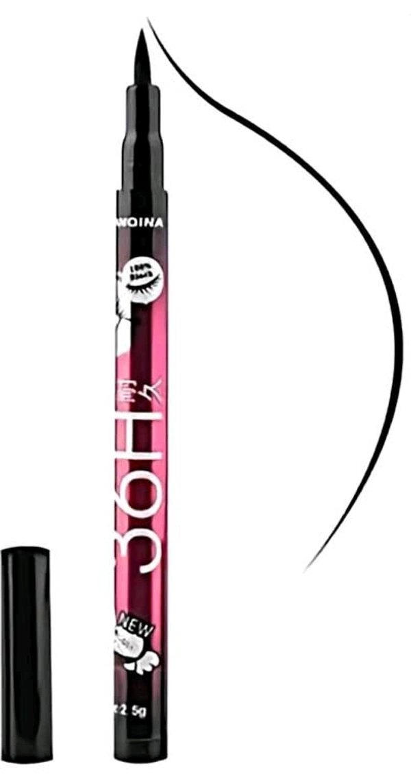 36H Yanqina Precision Liquid Eyeliner 36H Waterproof Look Eyeliner Pencil Yanqina No.8706   - 2.5 GM
