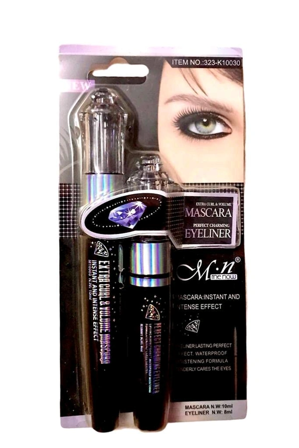 M.n Extra Gurl & Volume Mascara Instant And Intense Effect No.323-k10030 Mascara And Eyeliner  - 8 GM 10 GM