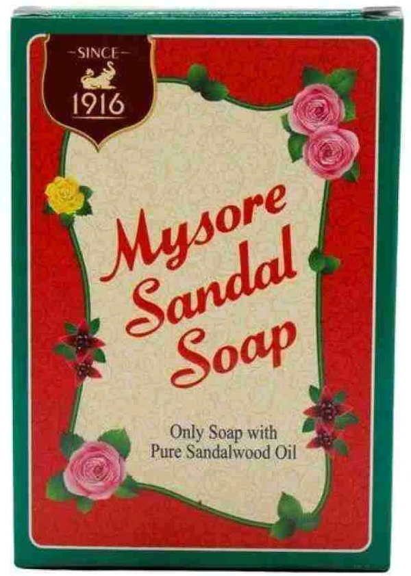 Mysore Sandal Soap Only Soap With Pure Sandal Wood Oil - 75 GM