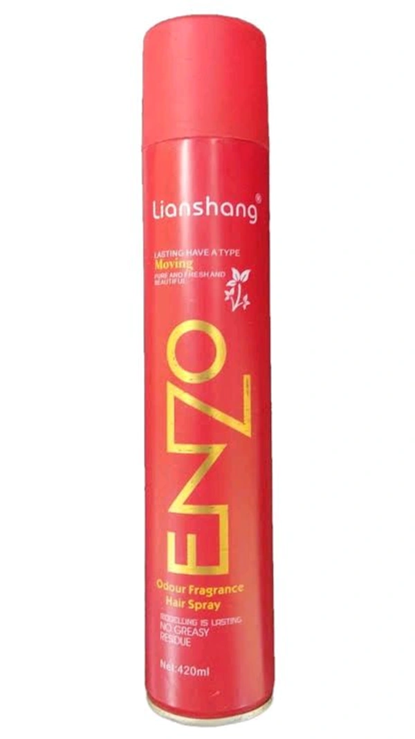 ENZO Lianshang Lasting Have A Type Moving Pure And Fresh And Beautiful ENZO Odour Fragrance Hair Spray - 420 Ml