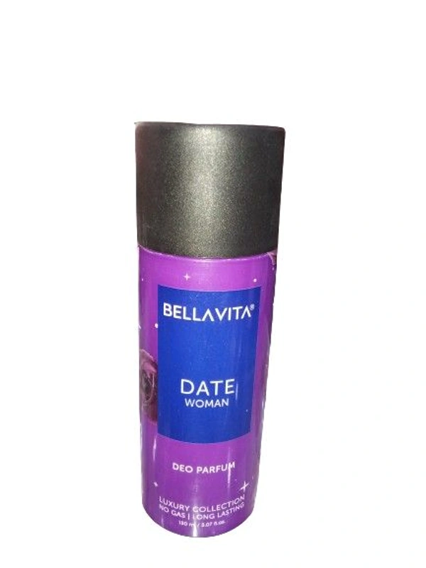 Bella Vita Bellavita date Woman Deo Parfum Luxury Collection No Gas Long Lasting - 150 Ml