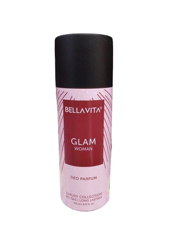 Bella Vita Glam Woman Deo Parfum Luxury Collection No Gas Long Lasting - 150 Ml