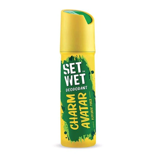 Set Wet Deoborant Charm Avatar Peppermint Punch - 150 Ml