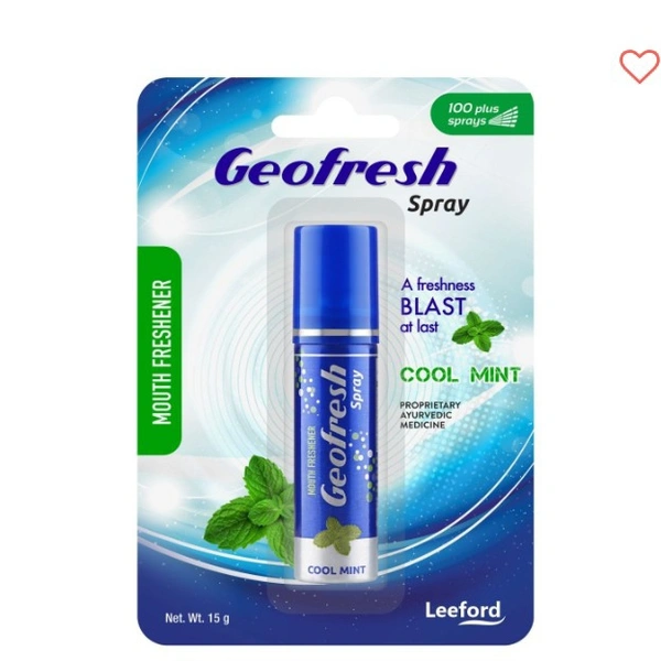 Geofresh Mouth Freshener Spray Cool Mint - 15 GM