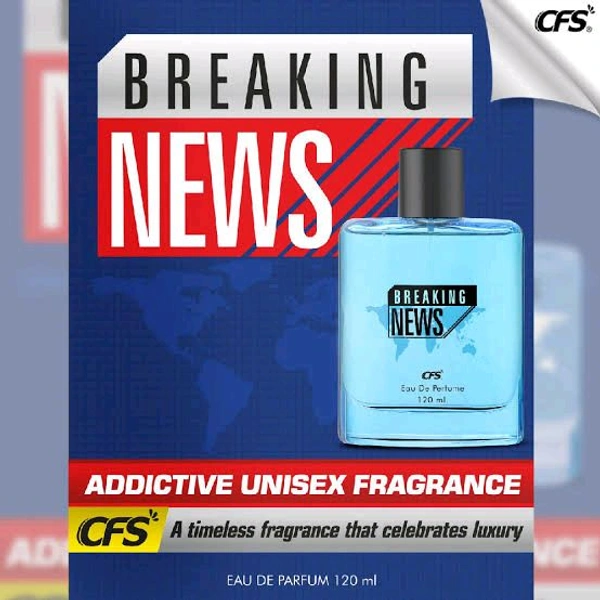 Breaking News Breking News Addictive Unisex Fragrance CFS A Timeless Fragrance That Celebrates Luxury Eau De Parfum - 120 Ml