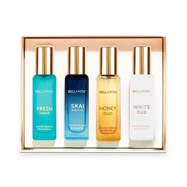 Bella Vita Bellavitv Unisex Perfume Gift Set - 4x20 Ml