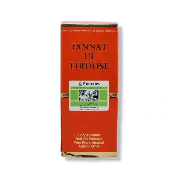 Jannat UT Firdose Jannat  Ul Firdose Concentrated Roll On Pertume Free From Alcohol Approx 6 Ml  - 6 Ml