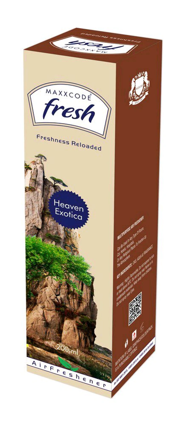 Maxxcode Fresh Freshness Reloaded Heaven Exotica Airfreshener - 200 Ml