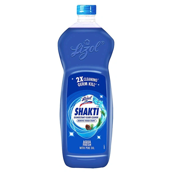 Shakti Lizol Shakti Disinfectant Floor Cleaner Removes Tough Stains Aqua Fresh With Pine Oil - 900 Ml