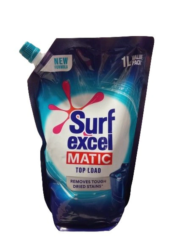 Surf Excel Matic Top Load Removes Tough Dried Stains - 1 L