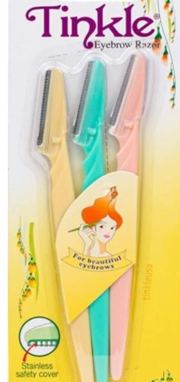 Tinkle For Beautiful Eyebrows Razer - 1pack 3pes