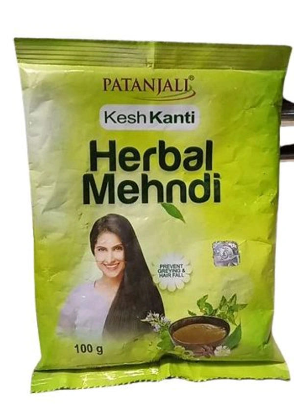 Patanjali Kesh Kanti Herbal Mehndi Prevent Greying & Hair Fall - 100 GM
