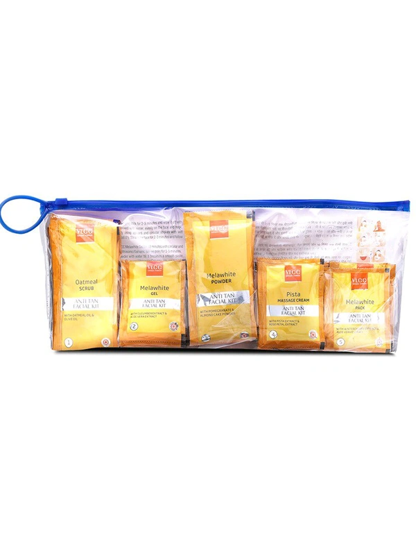 Vlcc Natural Sciences Oatmeal Scrub Anti Tan Facial Kit With Oatmeal Oil & Olive Oil - 300 GM