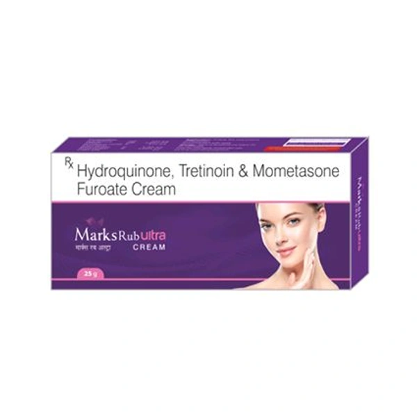 Marks Rub Ultra Hydroquinone, Tretinoin & Mometasone Furote Cream Marks Rub Ultra Cream - 20 GM