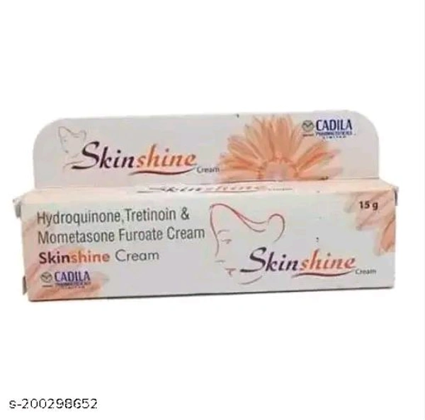 Cadila SkinShine Hydroquinone, Tretinoin & Mometasone Furote Cream (2.0% w/w + 0.025% w/w + 0.1% w/w) Skin Shine Cream - 15 GM